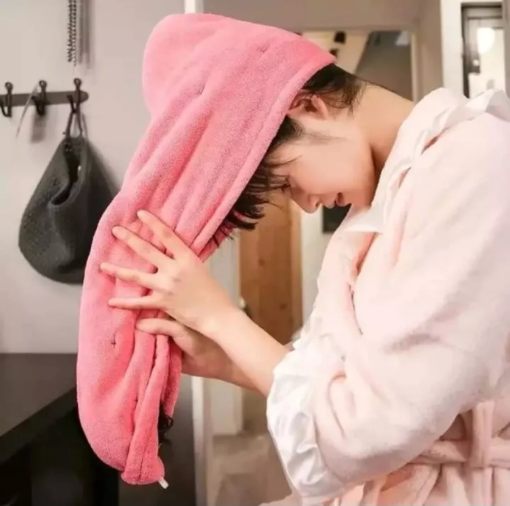 Dry Hair Cap Microfiber Quick Towel Magic Hair Towel Wrap for Women Absorbent Towel